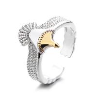 Krychlový Circonia Micro vydláždit mosazný prsten, Mosaz, Eagle, módní šperky & unisex & micro vydláždit kubické zirkony, nikl, olovo a kadmium zdarma, Velikost:7, Prodáno By PC