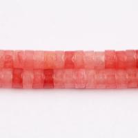 Gemstone Jewelry Beads, Natural Stone, Flat Round, polished, DIY & different materials for choice, more colors for choice, 3x6mm, Approx 112PCs/Strand, Sold Per Approx 38 cm Strand