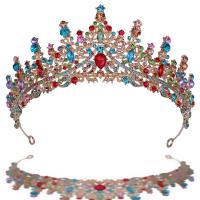 Bridal Tiaras, Tibetan Style, plated, different styles for choice & for woman & with rhinestone, more colors for choice, 150mm, Sold By PC