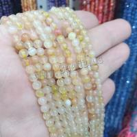 Gemstone Smycken Pärlor, Natursten, Rund, DIY, fler färger för val, 4mm, Ca 90PC/Strand, Säljs av Strand