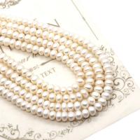 Perle perline Keishi coltivate d'acqua dolce, perla d'acquadolce coltivata naturalmente, DIY & formato differente per scelta, bianco, Venduto per 38 cm filo