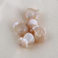 Természetes Édesvízi Shell gyöngyök, Top Shell, DIY, 8.30x7.50mm, Lyuk:Kb 1mm, Által értékesített PC