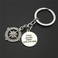 Tibetan Style Key Clasp, fashion jewelry & different styles for choice, nickel, lead & cadmium free, 30mm, Sold By PC