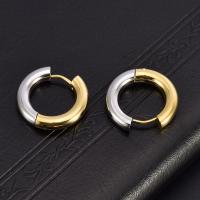 Titanium Steel  Earring, fashion jewelry & for woman, nickel, lead & cadmium free, Sold By Pair