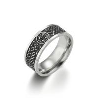 Titanium Steel Finger Ring fashion jewelry  & for man nickel lead & cadmium free Sold By PC