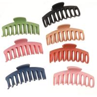 Plastic Hair Claw Clip, ovntørrende lak, forskellige stilarter for valg & for kvinde, 110mm, Solgt af PC