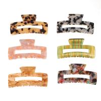 Acetate Hair Claw Clip, different styles for choice & for woman, 55-83mm, Sold By PC