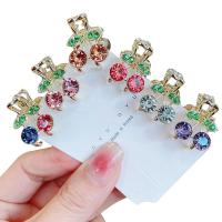 Tibetan Style Hair Claw Clip, plated, different styles for choice & for woman & with rhinestone, 20mm, Sold By PC