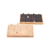 Πολυλειτουργικό Κοσμήματα Box, Ξύλο, με Μικροΐνες, διαφορετικά στυλ για την επιλογή, Sold Με PC