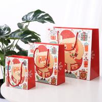 Christmas Gift Bag, Kraft, different size for choice & different designs for choice, Sold By PC