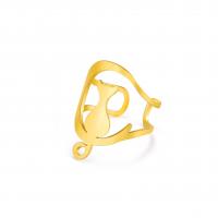 Rozsdamentes acél Finger Ring, 304 rozsdamentes acél, divat ékszerek & a nő & üreges, több színt a választás, width:26mm, Által értékesített PC