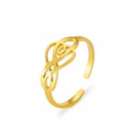 Rozsdamentes acél Finger Ring, 304 rozsdamentes acél, divat ékszerek & a nő & üreges, több színt a választás, width:8.9mm, Által értékesített PC