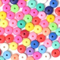 Polymer Ton Perlen , Abakus,Rechenbrett, DIY, gemischte Farben, 10mm, ca. 1000PCs/Tasche, verkauft von Tasche
