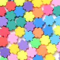 Polymer Ton Perlen , Blume, DIY, gemischte Farben, 10mm, ca. 1000PCs/Tasche, verkauft von Tasche