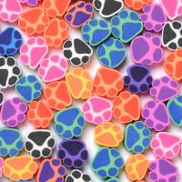 Polymer Ton Perlen , Klaue, DIY, gemischte Farben, 10mm, ca. 1000PCs/Tasche, verkauft von Tasche