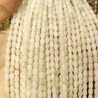 Perline in opale mare, Bianco opale, lucido, Forma diversa per scelta & DIY, bianco, Venduto per Appross. 40 cm filo