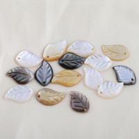 Shell Pendants, Leaf, DIY, more colors for choice, 15.60x10x2.30mm, Sold By PC
