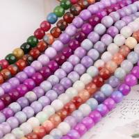 Perles bijoux en pierres gemmes, Pierre naturelle, poli, DIY, plus de couleurs à choisir, 42PC/brin, Vendu par Environ 42 cm brin