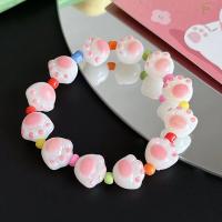 Resin Bracelets, fashion jewelry, more colors for choice, 16cm, Sold By PC