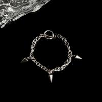 Zinc Alloy Bracelet with Glass Beads fashion jewelry  nickel lead & cadmium free Sold By PC