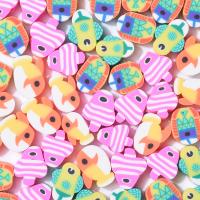 Polymer Clay Beads, Fish, DIY, mixed colors, 10mm, Approx 1000PCs/Bag, Sold By Bag
