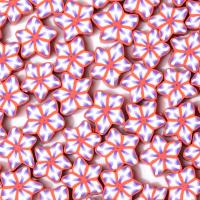 Polymer Ton Perlen , Stern, DIY, gemischte Farben, 10mm, ca. 1000PCs/Tasche, verkauft von Tasche