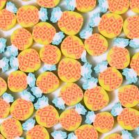 Polymer Clay Beads Pineapple DIY mixed colors 10mm Approx Sold By Bag