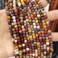Gemstone Jewelry Beads, Natural Stone, Square, DIY & different materials for choice & faceted, more colors for choice, Sold Per Approx 38 cm Strand