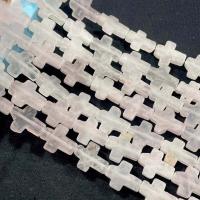 Gemstone Jewelry Beads Natural Stone Cross DIY Approx Sold By Strand