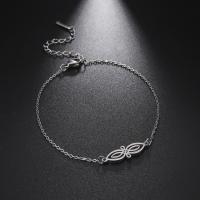 Stainless Steel Jewelry Bracelet 304 Stainless Steel with 1.97inch extender chain Vacuum Ion Plating fashion jewelry & Unisex Sold Per Approx 6.69 Inch Strand
