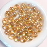 Plated Acrylic Beads, Round, UV plating, DIY, more colors for choice, 16mm, Sold By PC