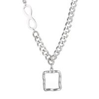 Stainless Steel Jewelry Necklace 304 Stainless Steel plated Unisex original color Sold By PC