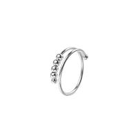 Sterling Silver Κοσμήματα δάχτυλο του δακτυλίου, 925 Sterling Silver, επιχρυσωμένο, για τη γυναίκα, το χρώμα της πλατίνας, Μέγεθος:7, Sold Με PC