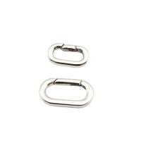 Stainless Steel Jewelry Clasp, 316 Stainless Steel, plated, DIY & different size for choice, original color, Sold By PC