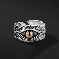 Brass δάχτυλο του δακτυλίου, Ορείχαλκος, Ρυθμιζόμενο & κοσμήματα μόδας & για τον άνθρωπο, νικέλιο, μόλυβδο και κάδμιο ελεύθεροι, Μέγεθος:8, Sold Με PC