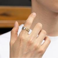 Пара кольца перста, Латунь, Регулируемый & ювелирные изделия моды, не содержит никель, свинец, размер:7, продается PC