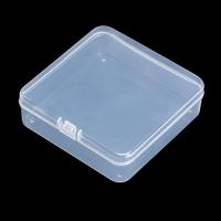 Caja de Almacenaamiento, Polipropileno (PP), Sostenible & Polvo & multifuncional, 9.4x9.4x3cm, Vendido por UD