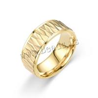 Rozsdamentes acél Finger Ring, 304 rozsdamentes acél, divat ékszerek & egynemű & különböző méretű a választás, több színt a választás, 8x2mm, Által értékesített PC