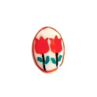 Porcelain Jewelry Beads, Oval, hand drawing, DIY & different size for choice, more colors for choice, Approx 20PCs/Bag, Sold By Bag
