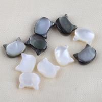 Natural Freshwater Shell Beads, Cat, DIY, more colors for choice, 10.30x8.30x3.70mm, Sold By PC