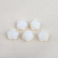 Natural Freshwater Shell Beads, Trochus, Flower, DIY, white, 11.80x5.30mm, Sold By PC