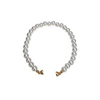 pulsera de plástico, Perlas plásticas, con metal, chapado, diverso tamaño para la opción & para mujer, más colores para la opción, Vendido por UD