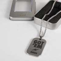 Titanium Steel Necklace, fashion jewelry & Unisex, nickel, lead & cadmium free, 60cm, Sold By PC