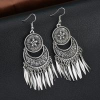 Tibetan Style Drop Earrings, fashion jewelry & different styles for choice & for woman, more colors for choice, nickel, lead & cadmium free, Sold By Pair