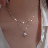 Zinc Alloy Jewelry Necklace fashion jewelry & for woman nickel lead & cadmium free 45cm Sold By PC
