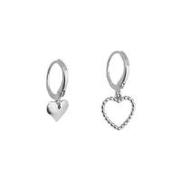 Asymmetric Earrings Zinc Alloy silver color plated fashion jewelry & for woman nickel lead & cadmium free Sold By Pair