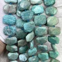 Natural Amazonite Beads, ​Amazonite​, Polygon, DIY & faceted, mixed colors, 18x23mm, Sold Per Approx 38 cm Strand