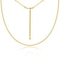 925 Sterling Silver Necklaces, with 3.93inch extender chain, plated, fashion jewelry & for woman, more colors for choice, nickel, lead & cadmium free, Length:Approx 13.77 Inch, Sold By PC