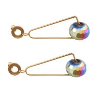 Stainless Steel Drop Earring, 304 Stainless Steel, fashion jewelry & for woman, 59.50x18x16mm, Sold By Pair