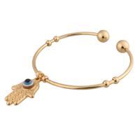 Bracelet Evil Eye bijoux, Acier inoxydable 304, bijoux de mode & pour femme, 62.50x27mm, Vendu par PC